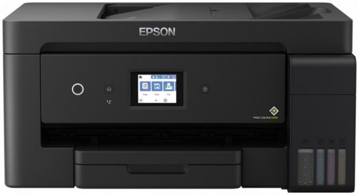 БФП ink color A3 Epson EcoTank L14150 38_24 ppm Fax ADF Duplex USB Ethernet Wi-Fi 4 inks Black Pigment