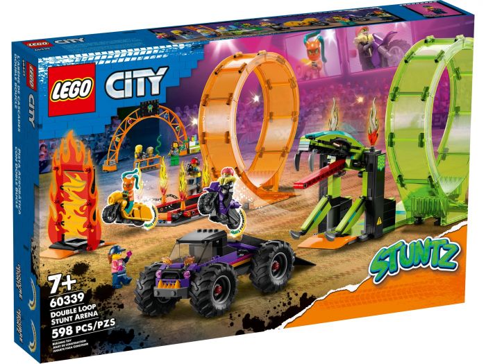 Конструктор LEGO City Stuntz Подвійна петля каскадерської арени