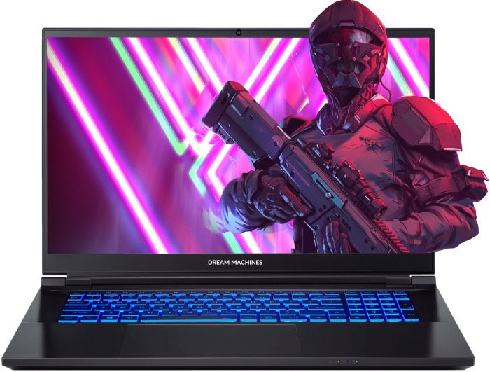 Ноутбук Dream Machines RS3080-17 17.3QHD IPS 165Hz/Intel i7-12700H/32/1024F/NVD3080Ti-16/DOS