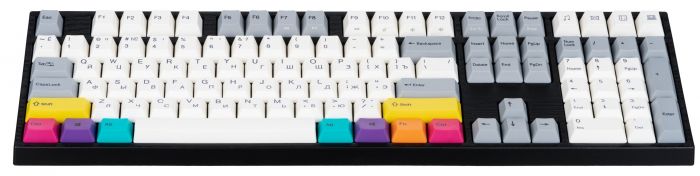 Клавіатура Varmilo VEA108 CMYK Cherry Mx Brown Multicolor