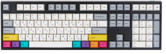 Клавіатура Varmilo VEA108 CMYK Cherry Mx Red Multicolor