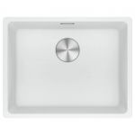 Мийка кухонна Franke Maris, фраграніт, прямокутник, без крила, 553х433х200мм, чаша - 1, врізна, MRG 110-52, білий