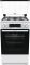 Плита Gorenje GK5C41WF комбінована, 70л, 50x60см, дисплей, IconLed, чавун,  білий