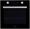 Oven Indesit electrical, 66L, A, display, convection, black