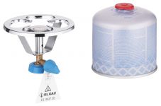 Комплект Газовий пальник (примус) + балон-картридж газовий EL GAZ ELG-215 + ELG-800, для ELG-300, ELG-400, ELG-800, 1.36 кВт