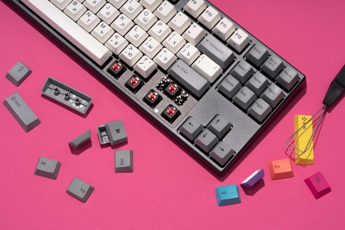 Клавіатура Varmilo VEA87 CMYK Cherry Mx Silent Red Multicolor