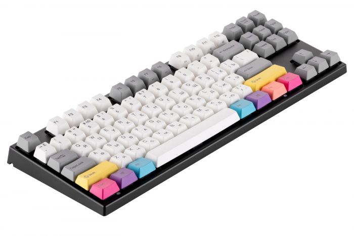 Клавіатура Varmilo VEA87 CMYK Cherry Mx Blue Multicolor