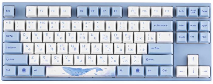 Клавіатура Varmilo VEA87 Sea Melody Cherry Mx Brown Multicolor