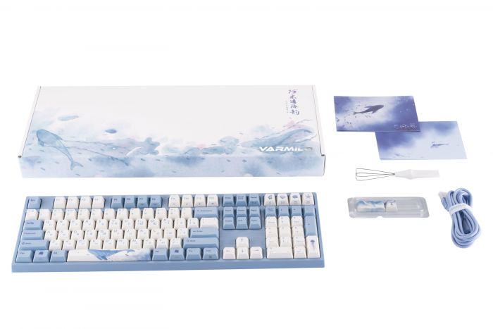 Клавіатура Varmilo VEA108 Sea Melody Cherry Mx Blue Multicolor