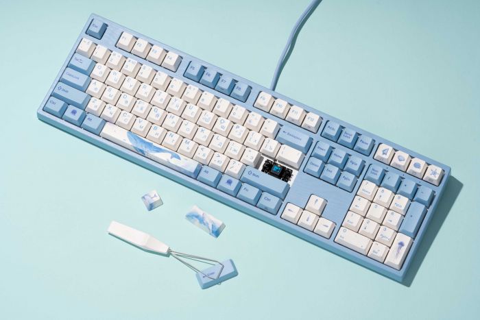 Клавіатура Varmilo VEA108 Sea Melody Cherry Mx Blue Multicolor