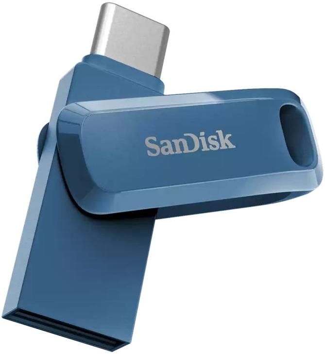 Накопичувач SanDisk   64GB USB-Type C Ultra Dual Drive Go Navy Blue