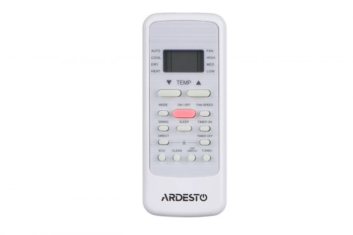 Кондиціонер Ardesto ACM-24INV-R32-AG-S, 70 м2, інвертор, A++/A+, до -15°С, R32