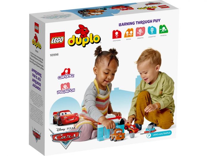 Конструктор LEGO DUPLO Disney TM Розваги Блискавки МакКвіна й Сирника на автомийці