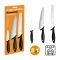 Набір ножів Fiskars Essential Starter, 3шт, блістер