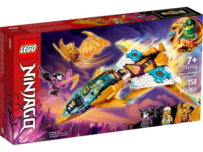 Конструктор LEGO Ninjago Літак Золотого дракона Зейна