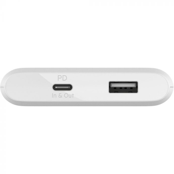 Універсальна літієва батарея Power Bank Belkin 10000mAh, 18W, USB-A, USB-C White