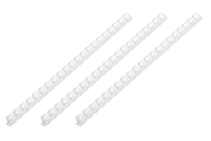 Пластикові пружини для біндера 2E, 8мм, білі, 100шт