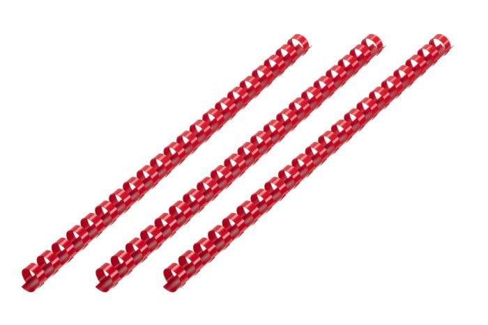 Пластикові пружини для біндера 2E, 14мм, червоні, 100шт