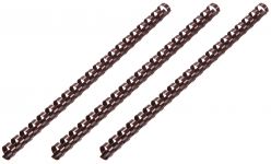 Пластикові пружини для біндера 2E, 16мм, шоколад, 100шт