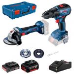 Набір інструменту Bosch: дриль-шурупокрут GSR 18В-50 + Шліфмашина кутова GWS 180-LI в XL-BOXX Набір інструменту Bosch: дриль-шурупокрут GSR 18В-50 + Шліфмашина кутова GWS 180-LI в XL-BOXX