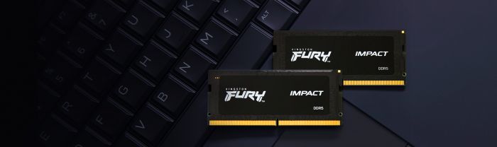 Пам'ять ноутбука Kingston DDR5 32GB KIT (16GBx2) 5600 FURY Impact PnP Пам'ять ноутбука Kingston DDR5 32GB KIT (16GBx2) 5600 FURY Impact PnP