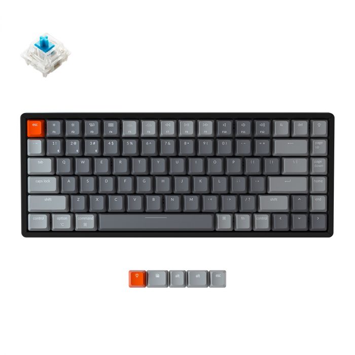 Клавіатура Keychron K2 84 Key Gateron G PRO Blue WL UA Retro