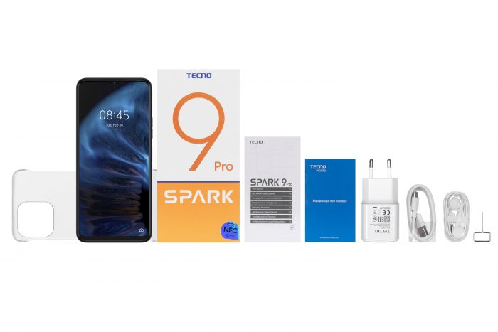 Смартфон TECNO Spark 9 Pro (KH7n) 4/128Gb NFC 2SIM Glacier White