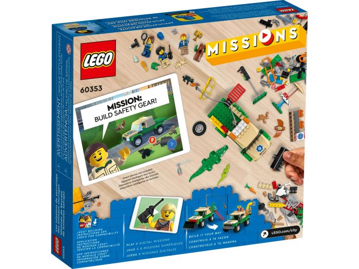 Конструктор LEGO City Missions Місії порятунку диких тварин