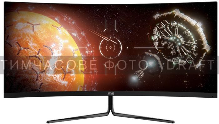 Монітор LCD 30" 2E GAMING G3022B 2xHDMI, DP, Audio, VA, CURVED,  100Hz, 1ms, FreeSync