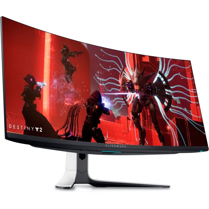 Монітор LCD 34" DELL AW3423DW 2xHDMI, DP, USB3.2, Audio, QD-OLED, 3440x1440, 21:9, 175Hz, 0.1ms, 149%sRGB, Delta E<2, CURVED, Adaptive-Sync, G-SYNC, HAS