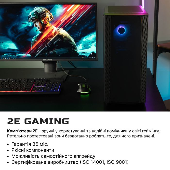 Комп’ютер персональний 2E Complex Gaming Intel i5-12400F/B660/16/512F+1000F/NVD3060TI-8/Win11H/Thermaltake-Versa-J25/650W