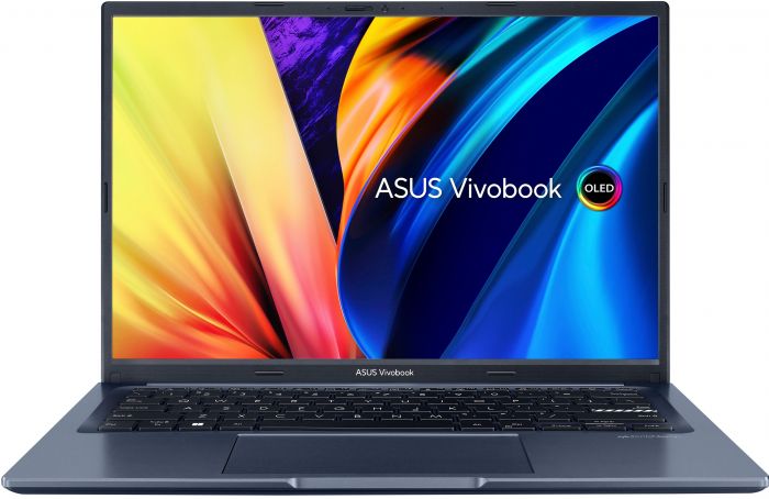 Ноутбук ASUS X1403ZA-KM100W 14 2.8K OLED/Intel i5-12500H/8/512F/int/W11/Blue