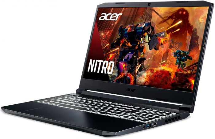 Ноутбук Acer Nitro 5 AN515-57 15.6FHD IPS 144Hz/Intel i7-11800H/16/512F/NVD3060-6/Lin/Black