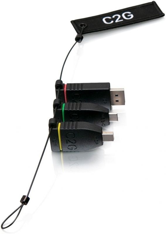 комплект перехідників C2G Adapter Ring HDMI на mini DP DP USB-C