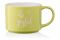 Чашка Ardesto Be joyful, 330 мл, жовта, кераміка