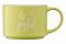 Чашка Ardesto Be joyful, 330 мл, жовта, кераміка