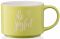 Чашка Ardesto Be joyful, 330 мл, жовта, кераміка