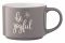 Чашка Ardesto Be joyful, 330 мл, сіра, кераміка