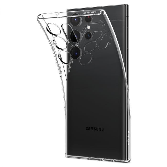 Чохол Spigen для Samsung Galaxy S23 Ultra Crystal Flex, Crystal Clear