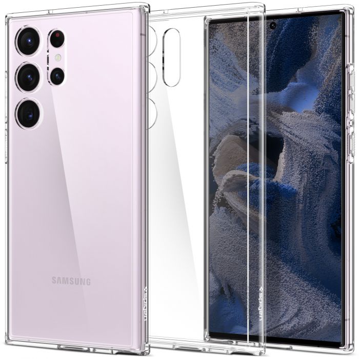 Чохол Spigen для Samsung Galaxy S23 Ultra Ultra Hybrid, Crystal Clear
