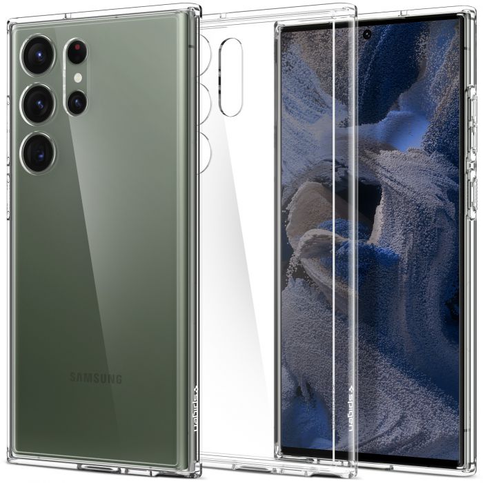 Чохол Spigen для Samsung Galaxy S23 Ultra Ultra Hybrid, Crystal Clear