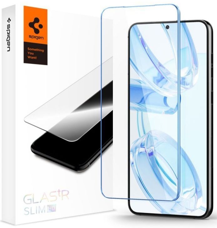 Захисне скло Spigen для Samsung Galaxy S23 Glas.tR Slim HD (1P) Transparency