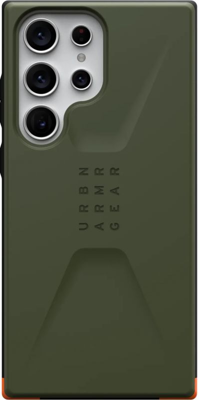 Чохол UAG для Samsung Galaxy S23 Ultra Civilian, Olive Drab