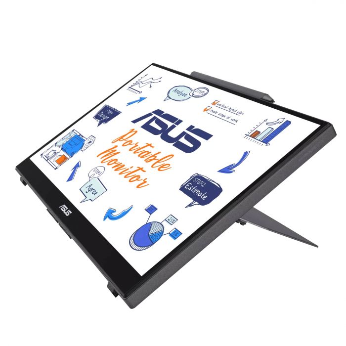 Монітор портативний LCD 14" Asus ZenScreen Ink MB14AHD mHDMI, 2xUSB-C, Audio, IPS, Touch, Stylus Pen MPP2.0