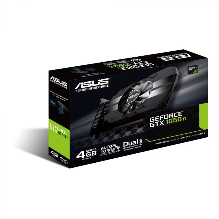 Вiдеокарта ASUS GeForce GTX 1050 TI 4GB GDDR5 PH-GTX1050TI-4G