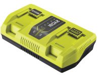Зарядний пристрій Ryobi RY36C2PA, 36В MAX POWER, двопортовий 6А Зарядний пристрій Ryobi RY36C2PA, 36В MAX POWER, двопортовий 6А