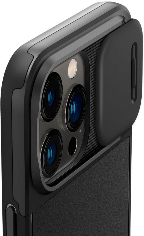 Чохол Spigen для Apple iPhone 14 Pro Optik Armor MagFit, Black