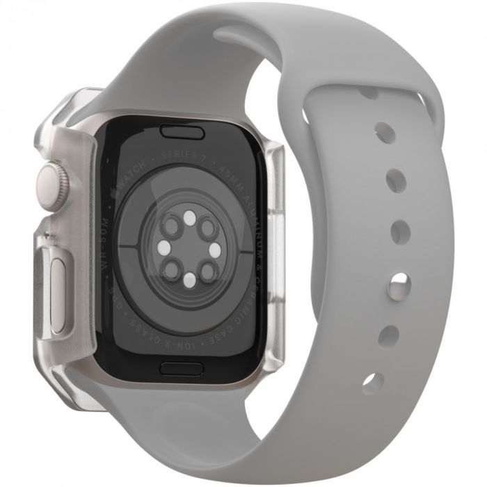 Чохол UAG для Apple Watch 45mm Scout, Frosted Clear