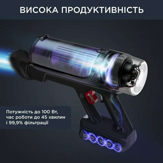 Акумуляторний пилосос Rowenta X-Force 9.6 Allergy RH2037WO