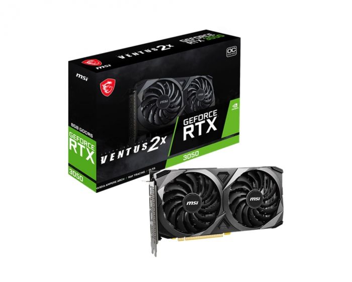 Вiдеокарта MSI GeForce RTX 3050 8GB GDDR6 VENTUS 2X OC